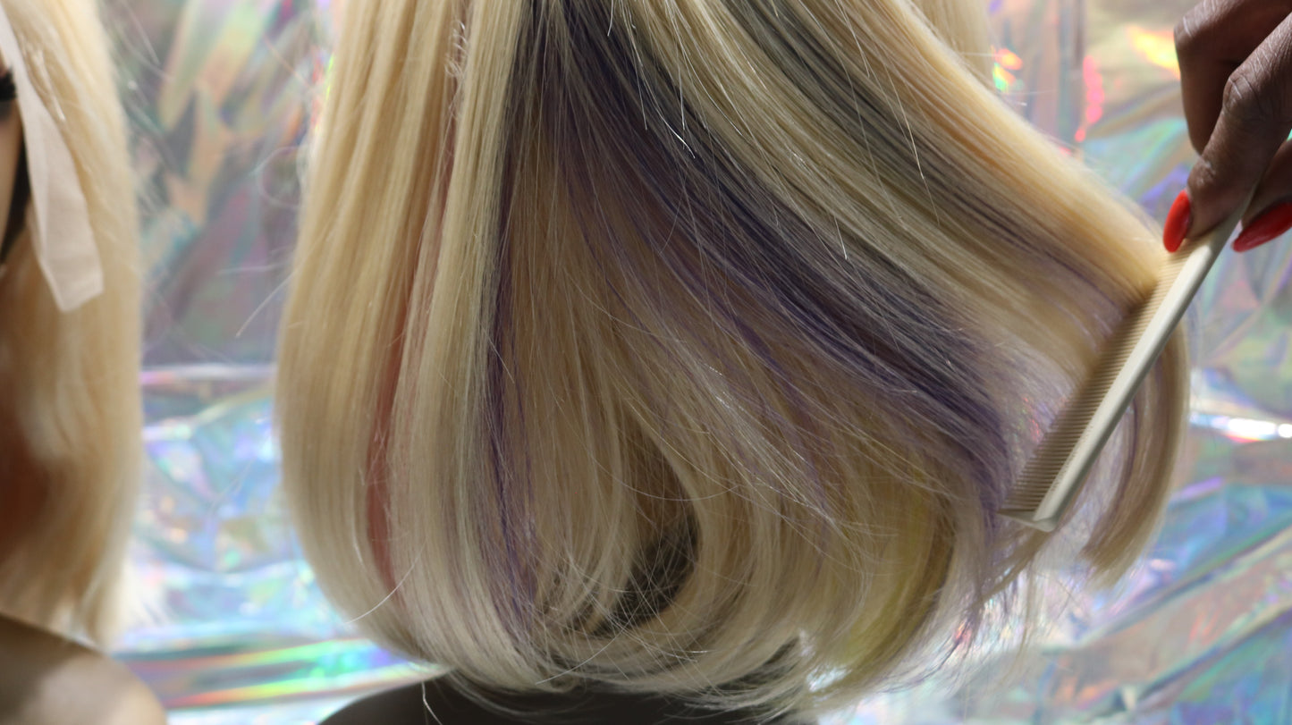 Sunburst Spectrum: Blonde Bob Wig