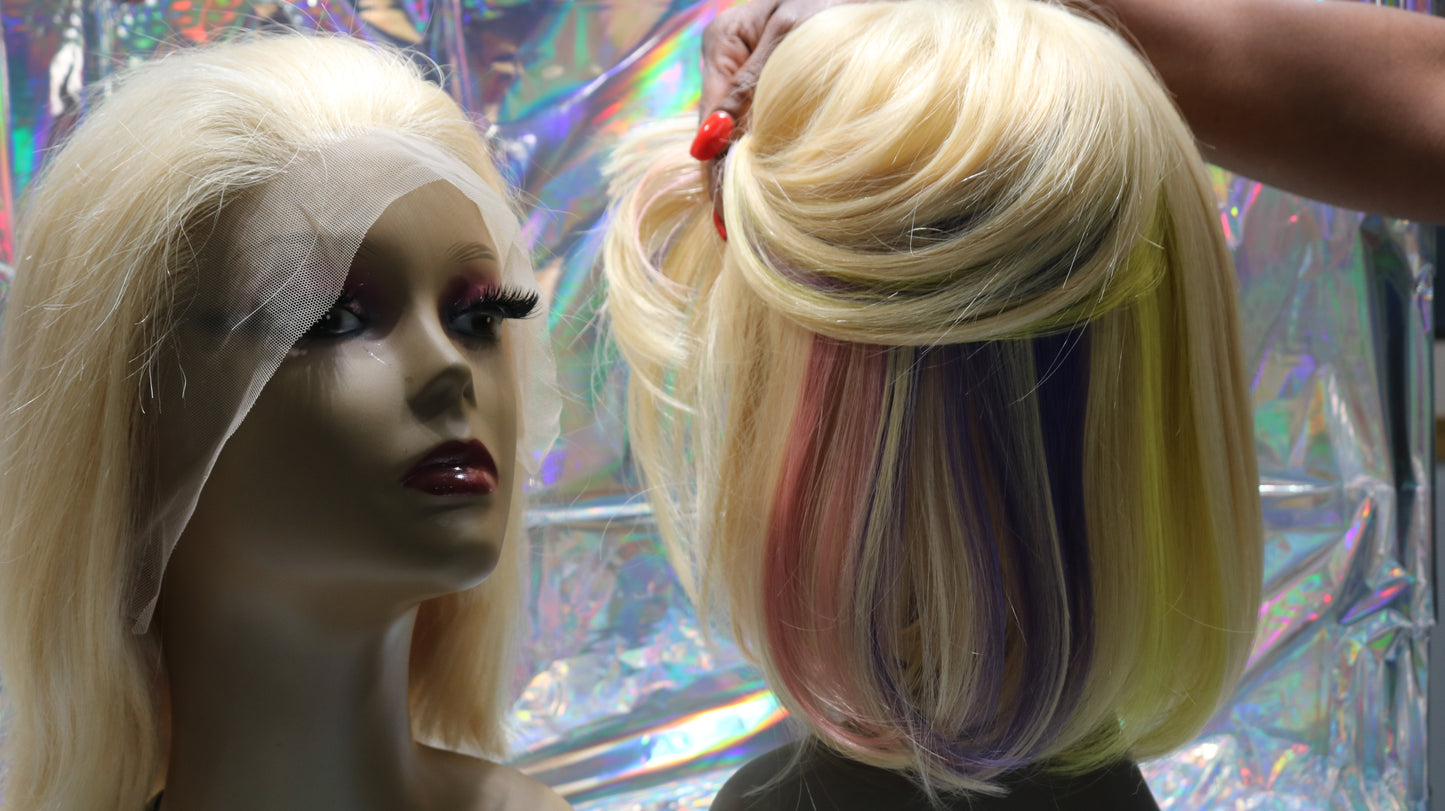 Sunburst Spectrum: Blonde Bob Wig