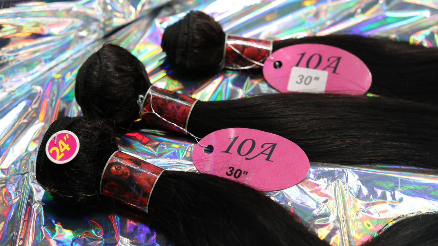 12A Grade Brazilian Strait 30" Bundles
